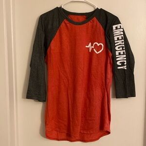 2 Emergency Room Nursing 3/4 Sleeve Shirts